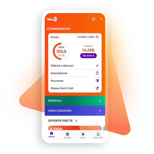 Un'unica App - WINDTRE
