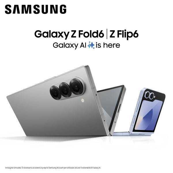 Nuovo Galaxy Z Fold6 e Z Flip6